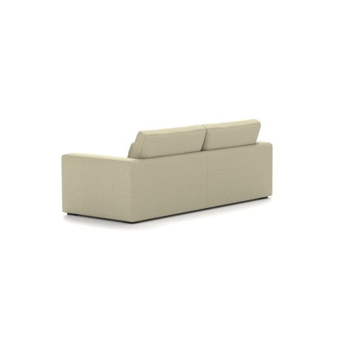 83 Modern Sofa Couches For Living Room 3 Seater Sofa With Detachable Cover Double Cushioning,Natural